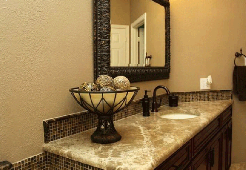 Bàn lavabo đá marble grey light emperador