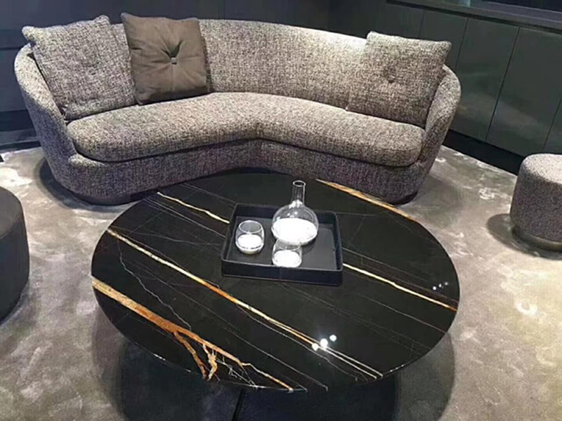 Đá marble laurent black and gold