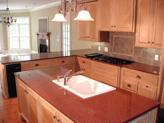 Đá Granite Đỏ Japan Trong Ốp Lát Cầu Thang, Mặt Tiền, Bếp
