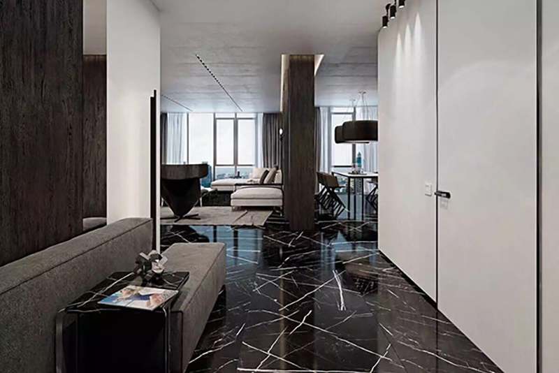 Đá marble negro marquina lát nền
