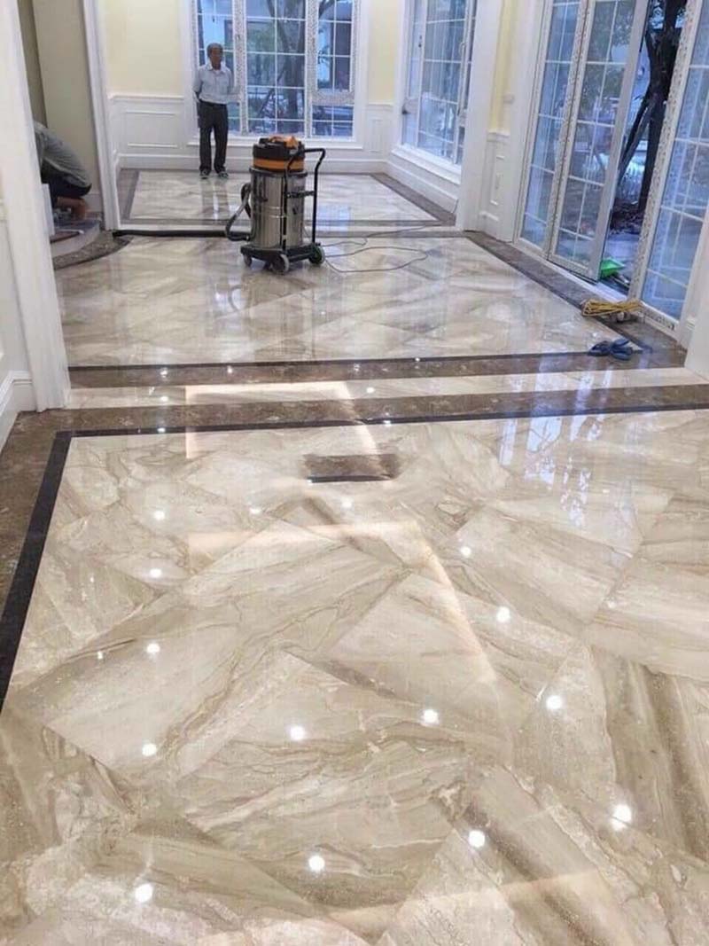 Đá marble wooden beige lát sàn