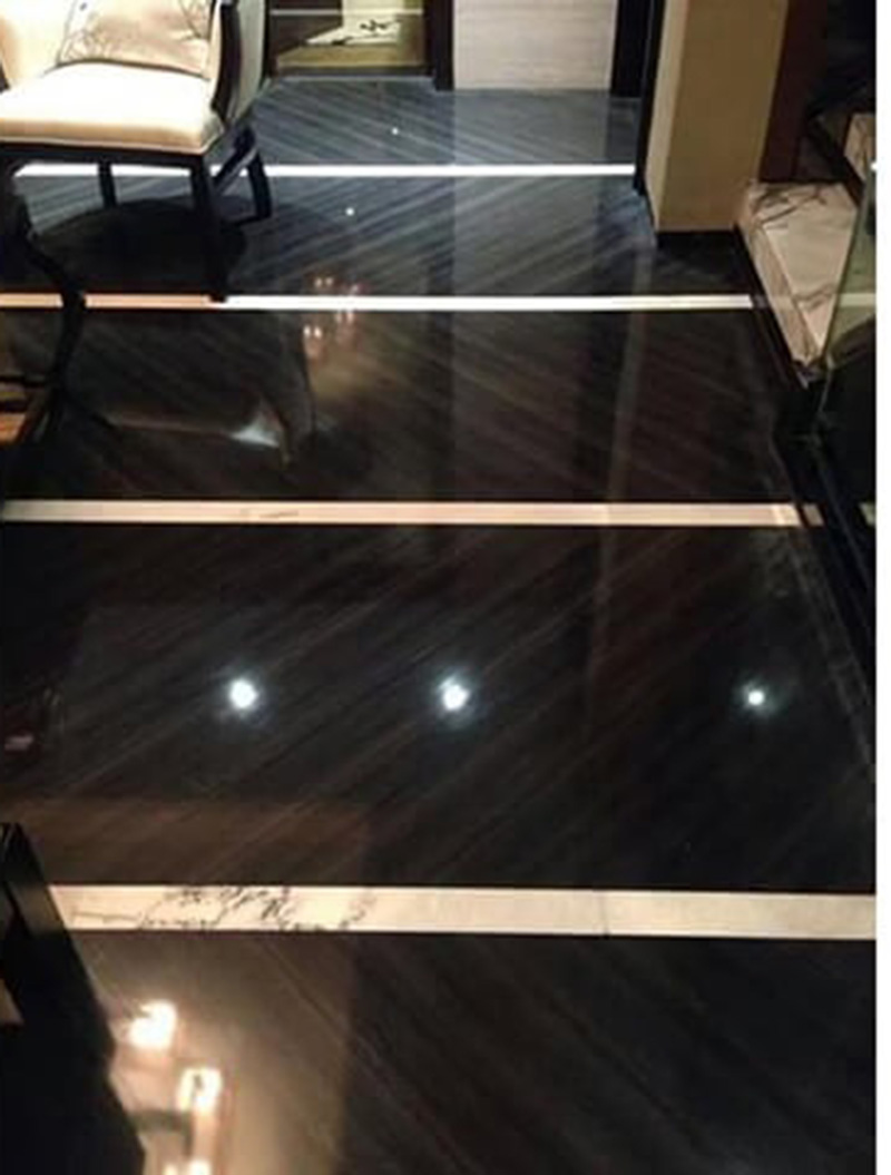 Đá marble wooden black lát nền