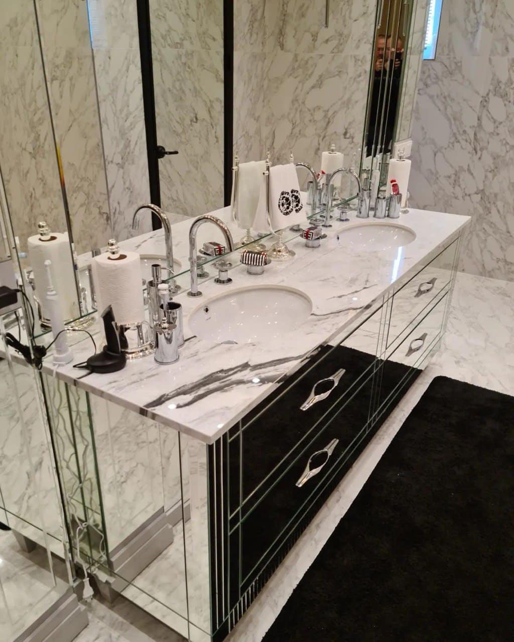 Giá Đá Lamar Modern Statuario Ốp Bàn Bếp, Quầy Bar, Mặt Tủ Gỗ
