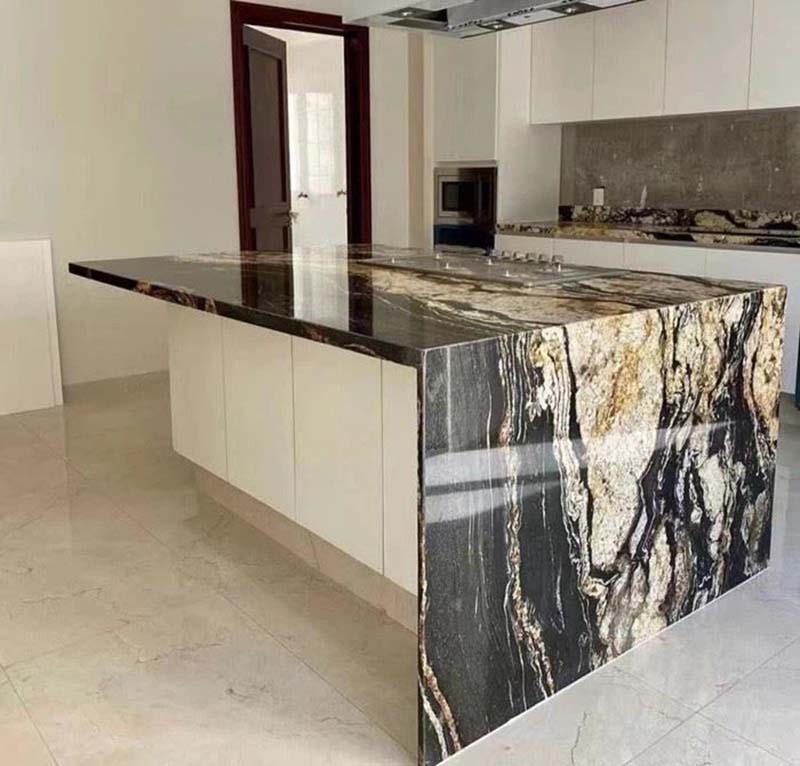Bàn đá granite magma black