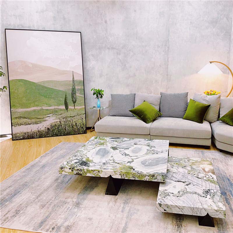 Nội thất đá marble ice green