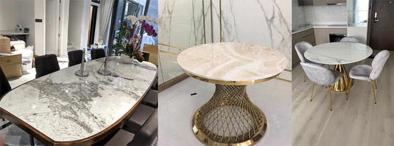 Ứng dụng đá marble coto gold