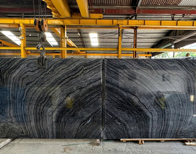 Đá marble wooden black